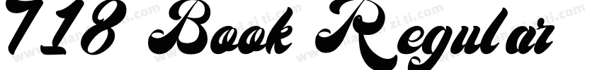 718 Book Regular字体转换